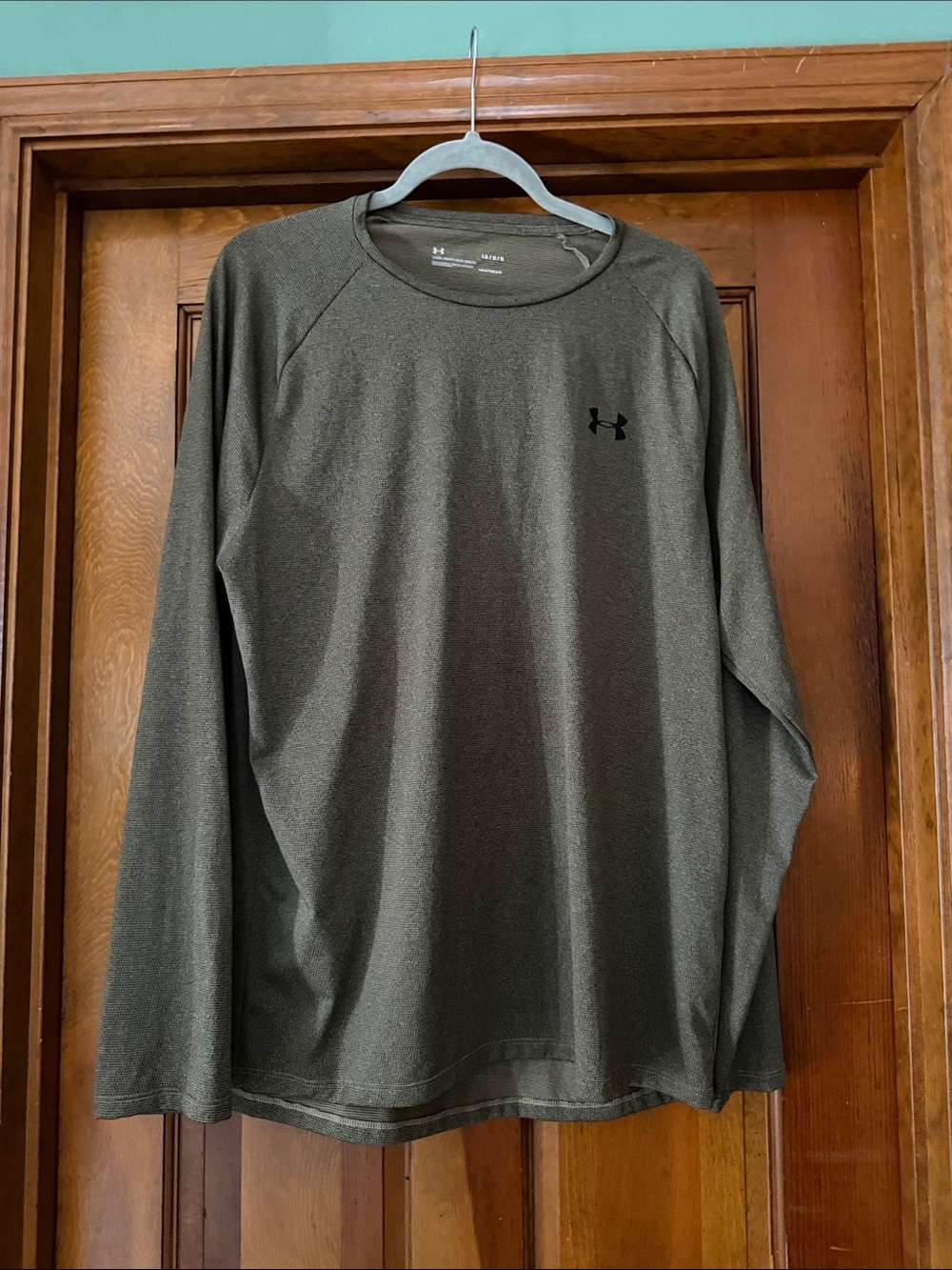 Under Armour Olive Green Long Sleeve Performance Crew